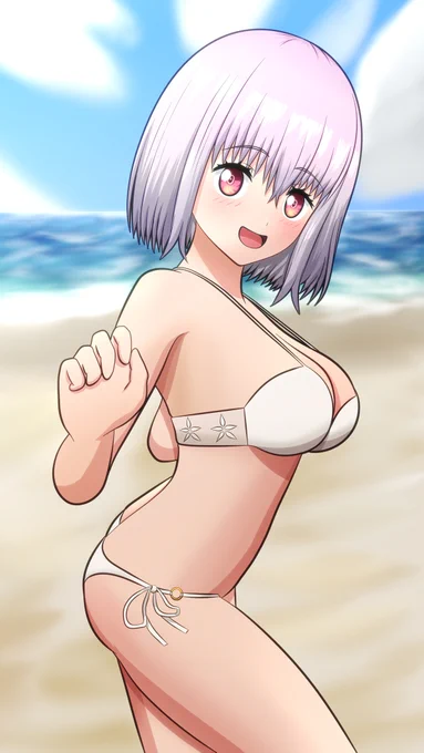 去年の海の日イラストと比べて随分とアカネちゃんに対する解像度が上がりました 情動は人間を加速させる