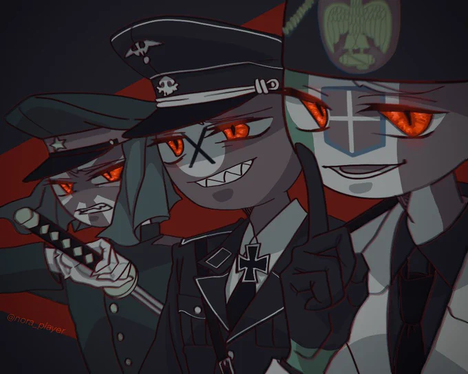 #CountryHumans axis powers