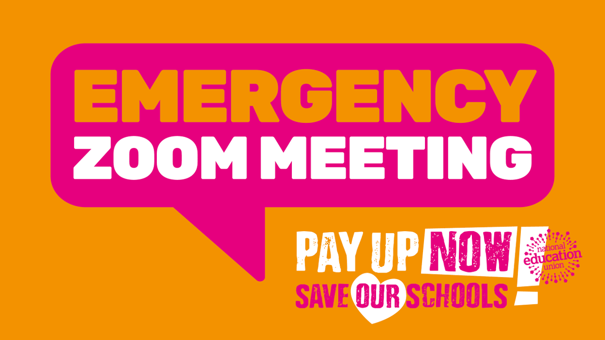 🔊Calling all <a href="/NEUnion/">National Education Union</a> members

Govt has offered a 6.5% pay rise for teachers with extra money for schools to pay for it and action to tackle workload.

We will be consulting members, with a recommendation to accept the offer from 18-28 July. You will be sent a unique link via