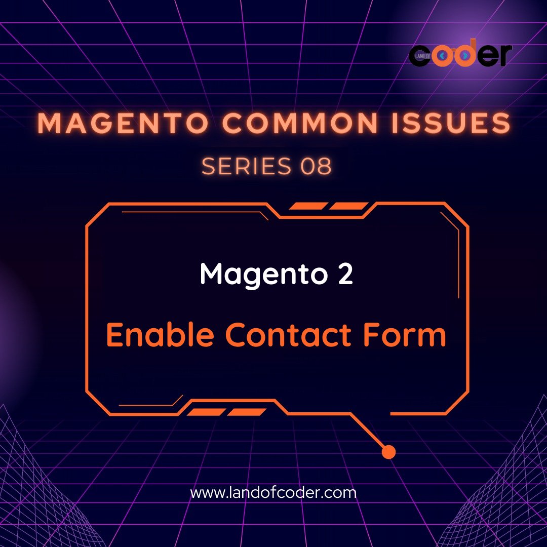 landofcoder's tweet image. ⚡️ [LOC SERIES 08] MAGENTO 2 COMMON ISSUE: Enable Contact Form

📋 A Contact Form is a default Magento feature to help customers know how to contact your store.

Let&apos;s find out how to enable Contact Form with ease 👉 bit.ly/3OhXncb

#Magento #issues #landofcoder