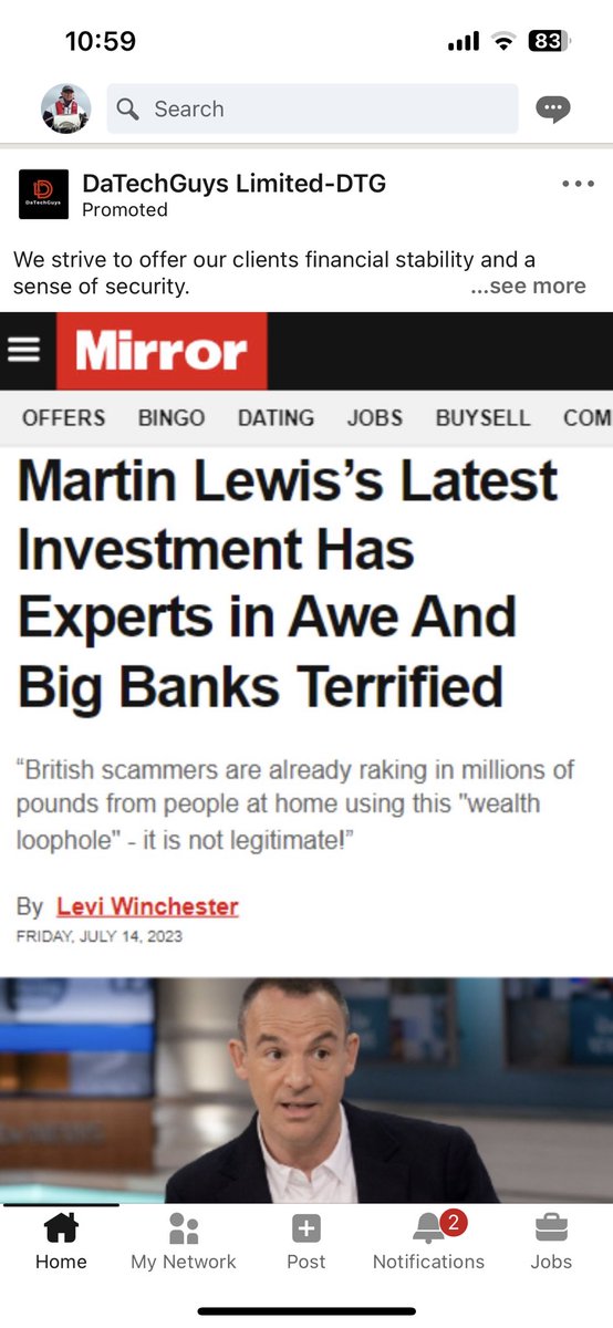 4topper's tweet photo. @MartinSLewis Hi I have just seen this post on LinkedIn purporting to be from you https://t.co/GrGGQyHB49