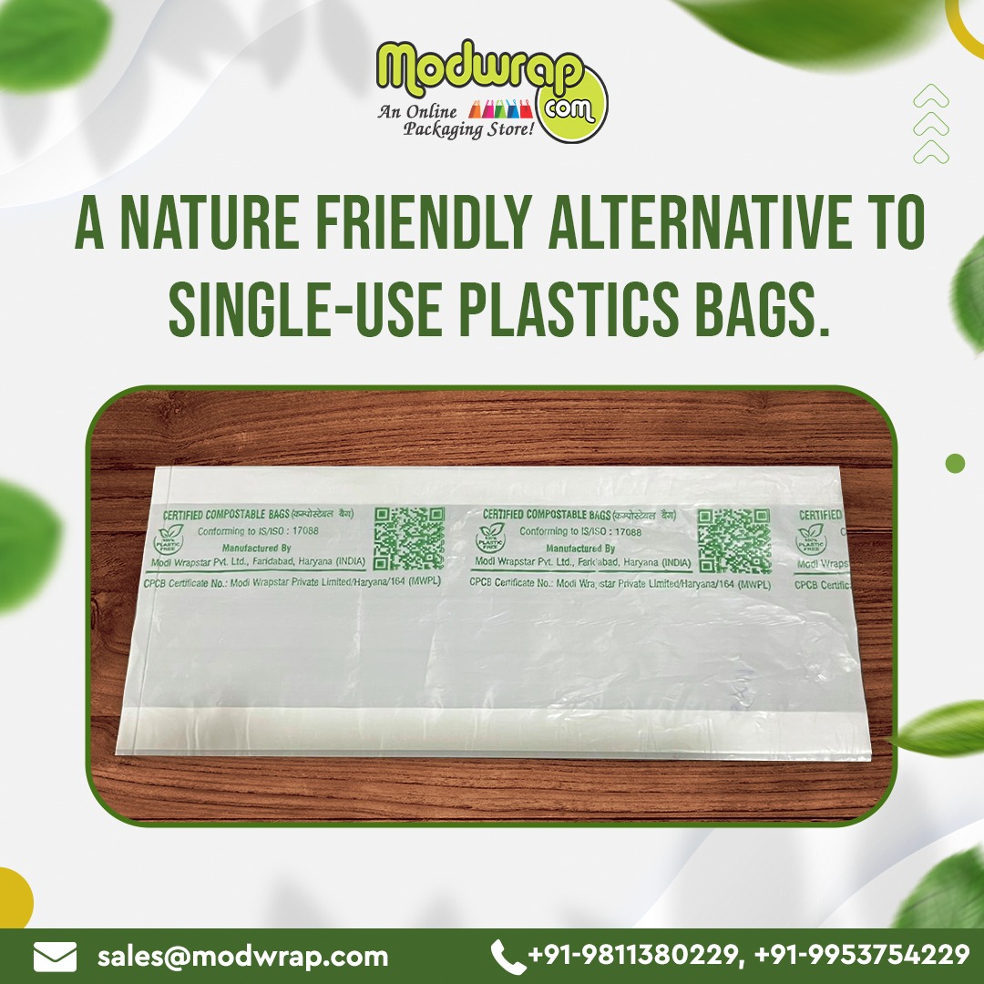 Go green with our revolutionary packaging solution! ♻️🌍 Our compostable courier bags are nature's best friend, replacing harmful single-use plastics.

#CompostableRevolution #NatureFirst #SustainablePackaging #GreenChoice #PlasticFree #Modwrap #CourierBags #Packaging