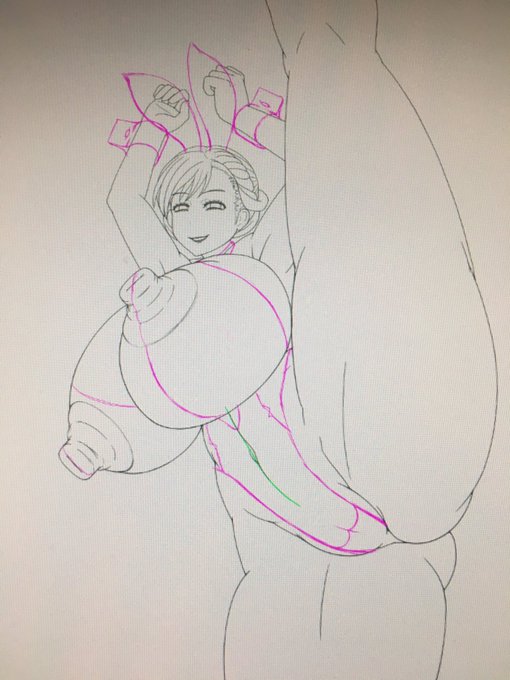 とりあえず、依り代ちゃんバニーックス!のラフ 