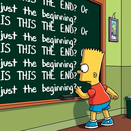 Our last ever tweet on @Twitter couldn't be other than this. Is this the end? Or just the beginning?

Follow us on Threads.

#GoodbyeTwitter #finaltweet #bartsimpson #thesimpsons #dothebartman #cartoon #lyrics #isthistheend #HunchPower