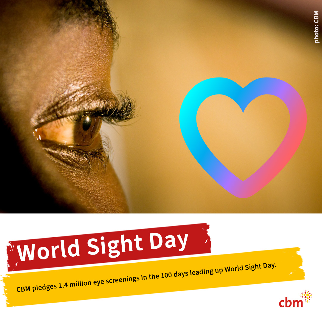 cbmIHI's tweet photo. Many millions of people do not have access to eye care. If you have access #LoveYourEyes and get yours screened. If you are in a position to make it happen, support all who need it to be screened &amp; to love theirs too.
https://t.co/6YRAGJR5Ax
#WorldSightDay
@IAPB1 
@cbmWorldwide https://t.co/TtjVjml7u8