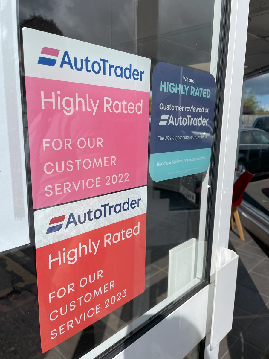 We are delighted that we have received another Highly Rated Award from AutoTrader. That's 5 years running! 🙌🌟
@ATInsight 
#athighlyrated2023