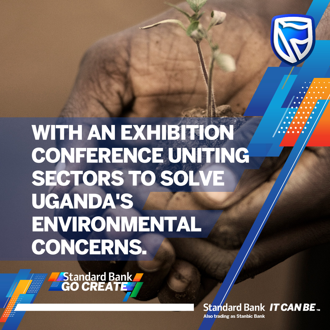 SBGroup's tweet photo. Plastic pollution harms life, health, and economies. @stanbicug and NEMA partnered in an exhibition for recycling plastic waste to create innovative solutions. You can also play your part. #SBgocreate by transforming your plastic waste and make a difference. #ItCanBe https://t.co/IphHBMH0au