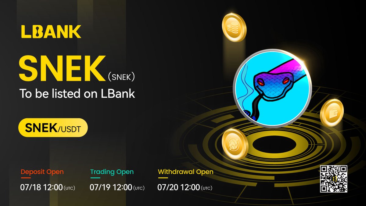 🗽New #listing

🌠 $SNEK (SNEK) will be listed on LBank！<a href="/snek/">Snek</a>

SNEKSs' vision is to create a sustainable and inclusive token on the Cardano blockchain, providing a fun and rewarding experience to our community.

❤Details: support.lbank.site/hc/en-gb/artic…