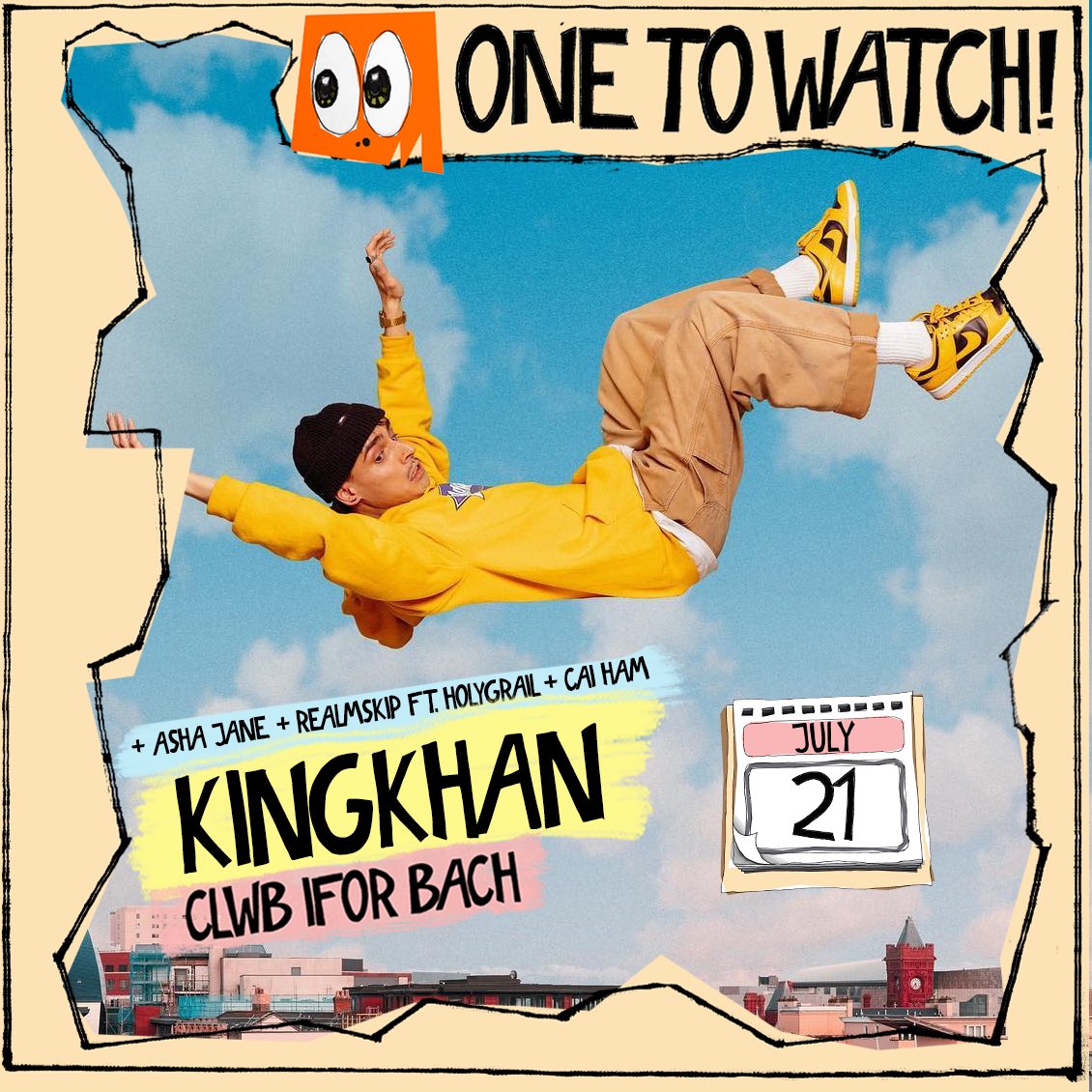 MintysGigGuide's tweet image. 👀👉 ONE TO WATCH / UN I WELD! 👈👀

HAPPY TO BE HERE is @kingKhan_music  who launches his new record this Friday  with a whole host of friends 👑🏴󠁧󠁢󠁷󠁬󠁳󠁿❤️

Taking all of his innovative beats from his bedroom to the stage…this is a superb way to start that weekend of yours 🔥

🌆…