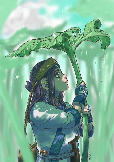 晴雨兼用かな 