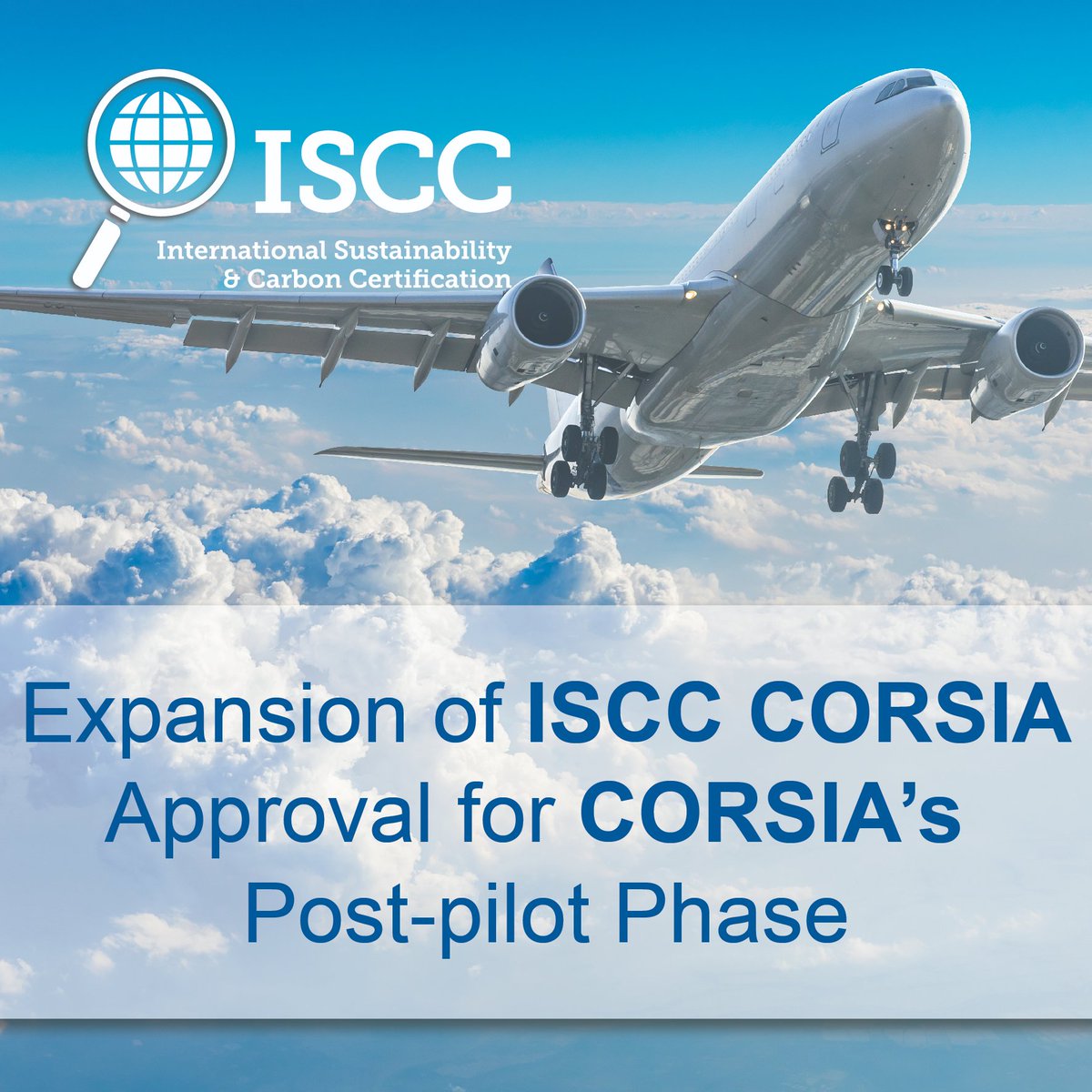 The ISCC CORSIA certification system’s approval has been extended by <a href="/icao/">ICAO</a> to cover CORSIA’s post-pilot phase.
linkedin.com/feed/update/ur… 
#fuel #sustainableaviation #CO2emissions #ISCCCORSIA #CORSIA #ICAO #ISCC #aviationindustry #emissionsmitigation #postpilotphase #aviation #fuels