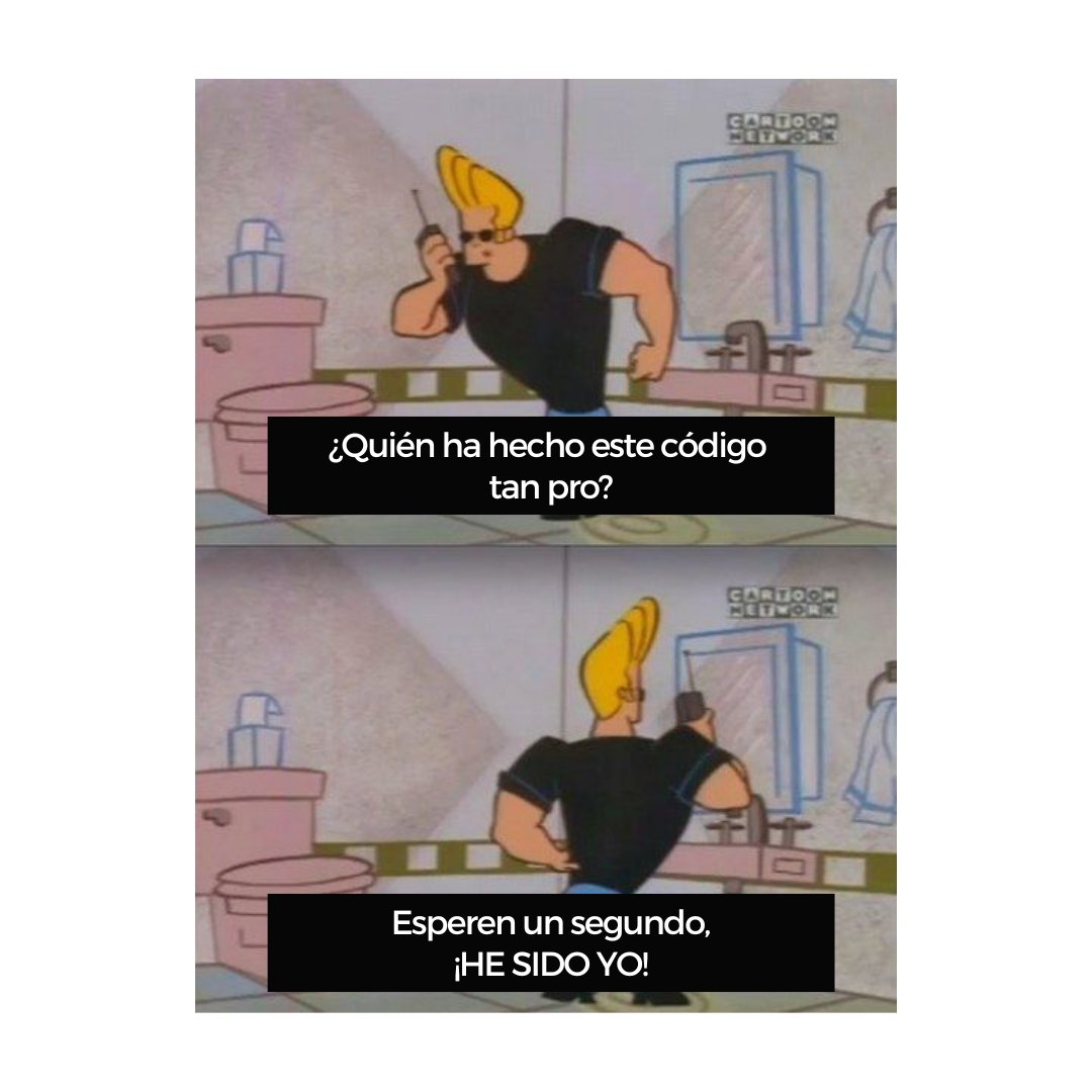 NinjaTalent_'s tweet image. ¡Lunes de memes! 😂 ¿Quién se siente identificad@?

#meme #dev #developer #developermemes #memesprogramación #humorprogramación