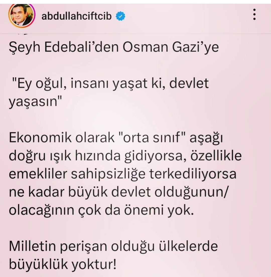 islam_mumina's tweet image. "#milletin perişan olduğu ülkelerde büyüklük yoktur"
#ekonomi #millet #devlet #dargelir #ortadirek #zam #pahalılık #fahişfiyat #enflasyon #para #dolar #yuro #şeyhedebali
#osmangazi