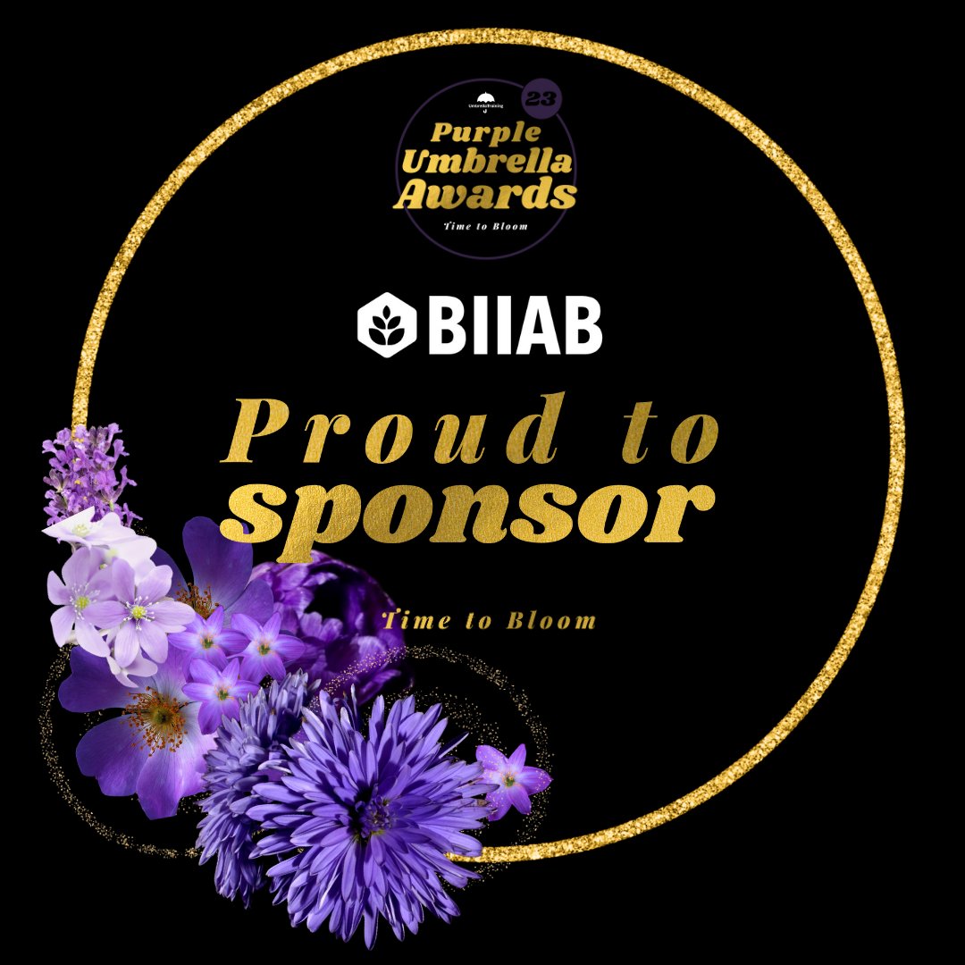 We're proud to be sponsoring the #PurpleUmbrellaAwards again this year! These awards celebrate the very best of hospitality apprentices. We look forward to the finalists being announced on Friday. @UmbrellaTES #PUA23 #TimeToBloom