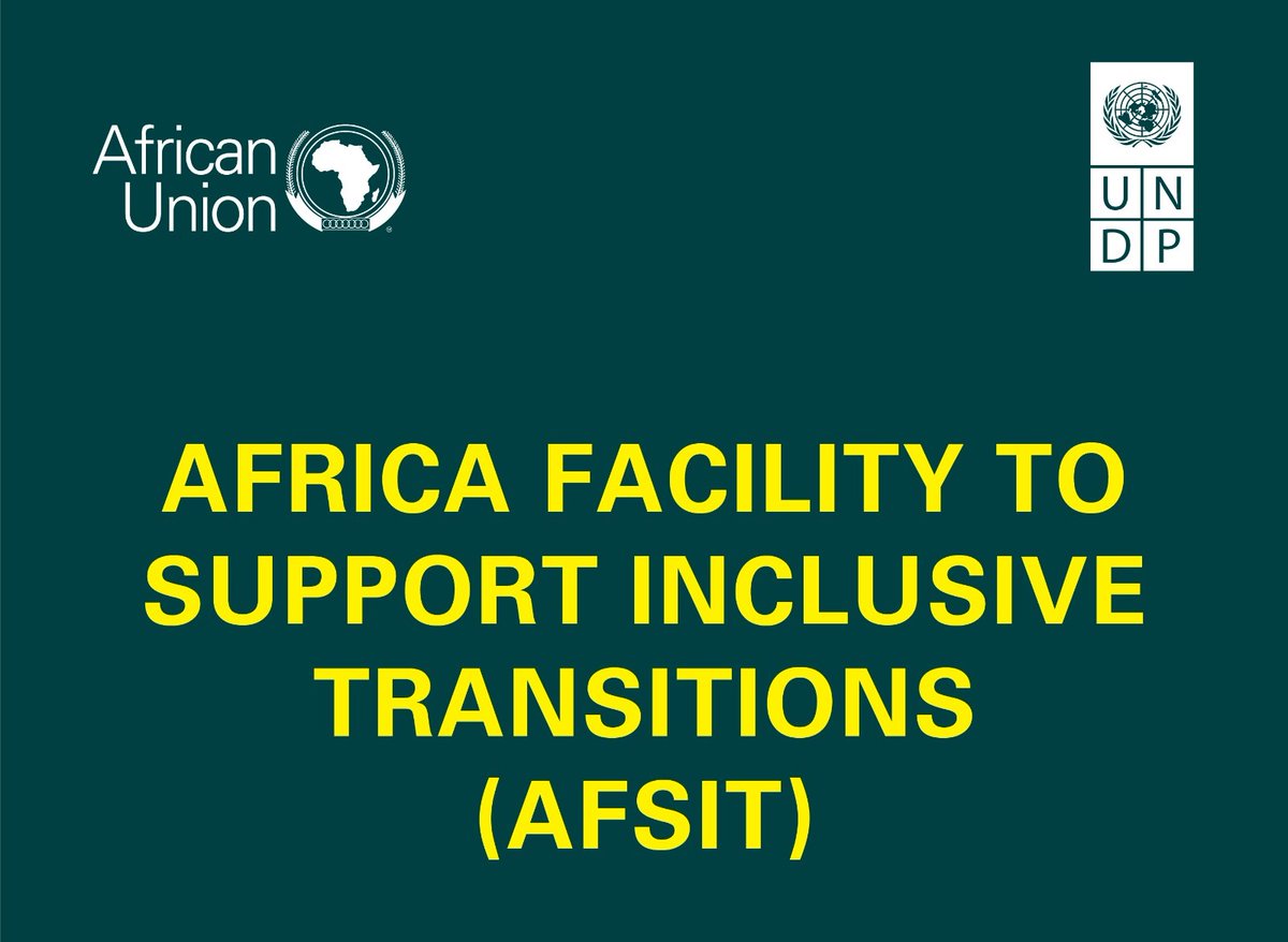 #AFSIT, the Africa Facility for #InclusiveTransitions, is now Open! Learn more ⬇️ 

📌Joint Press release: 
@_AfricanUnion and @UNDPAfrica jointly launch Africa Facility to Support Inclusive Transitions 

🔗 peaceau.org/en/article/joi…