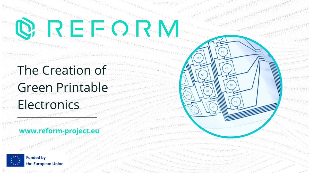 reformprojecteu's tweet image. The #REFORMProject will utilise eco-design principles to produce green #PrintableElectronics that meet the demands of multiple industries and sectors so that e-waste ceases to be a problem in the future.

Read more about our objectives ⬇️

bit.ly/3UbH8yU