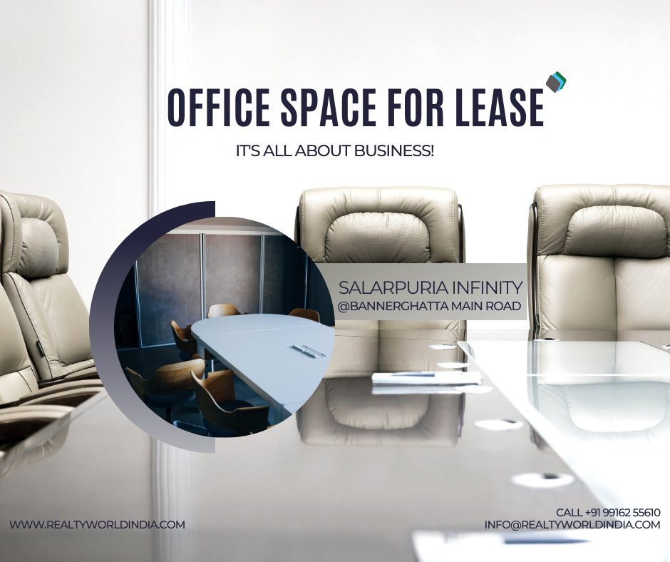 28,000 square feet, providing everything you need for a comfortable and highly productive working environment #OfficeSpace #BangaloreBusiness #WorkplaceInspiration #OfficeForLease #ProductivityBoost #BusinessGrowth #WorkspaceSolutions #ProfessionalEnvironment #ModernOffice