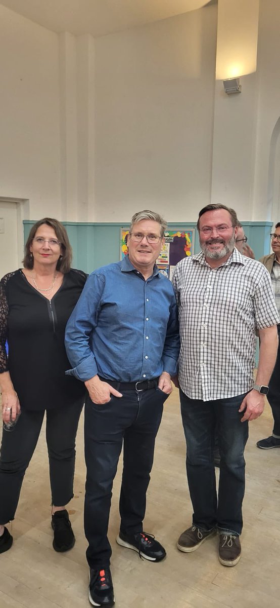 Hanging out with <a href="/Keir_Starmer/">Keir Starmer</a> at the <a href="/hstplabour/">Holborn & St Pancras Labour</a> summer party with Georgia Kaufman