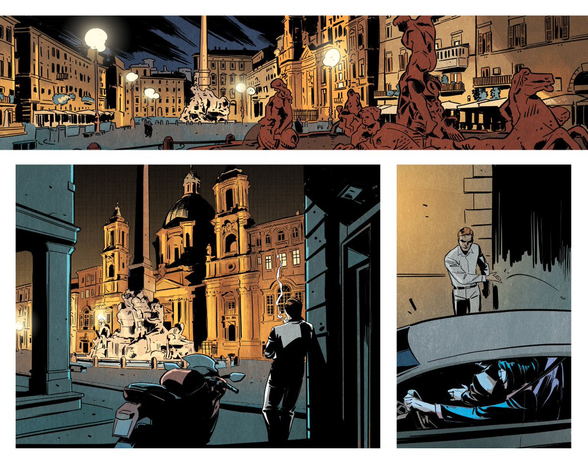 This Roman adventure for Agent 007 comes to an end. thanks to @PhillipKJohnson who wanted to pay tribute to the eternal city that gave birth to me and @FrancescoSegala whom I thank so much for the splendid work done in these 3 issues #jamesbond007 #70yearsof007 #ianflaming