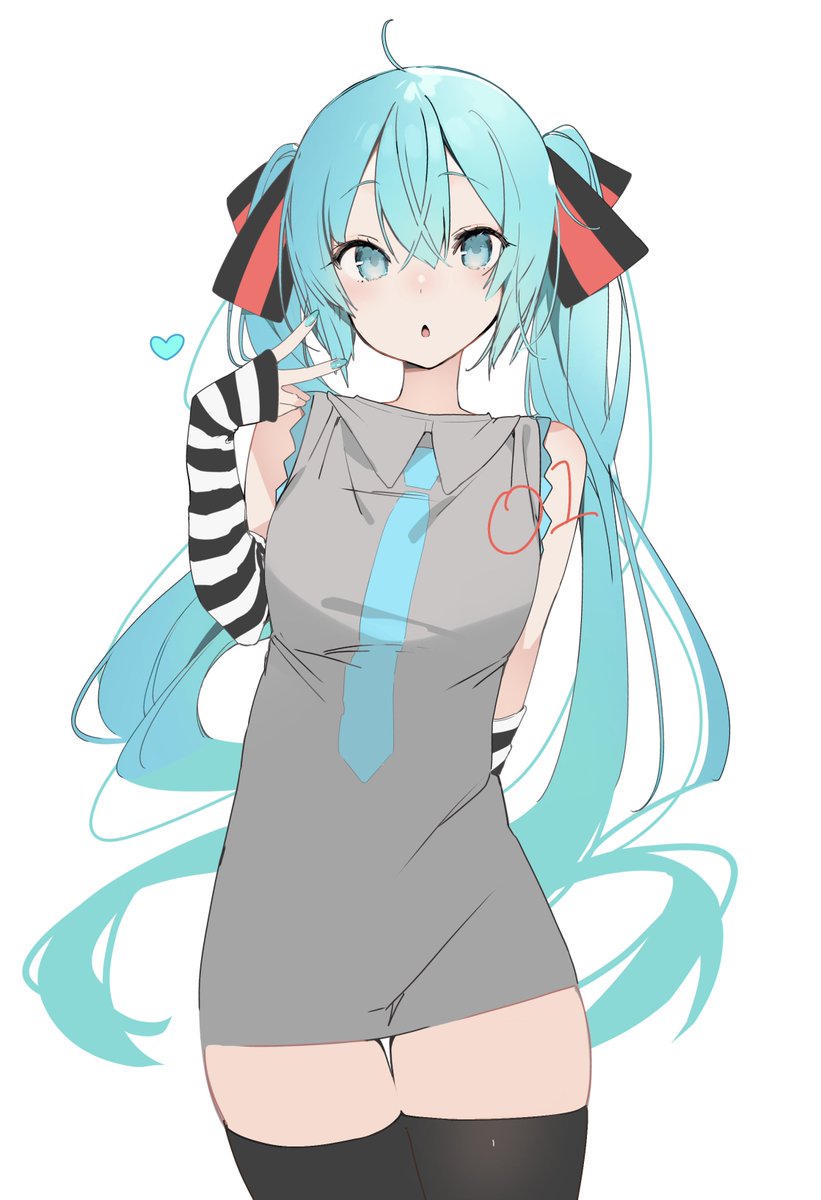 初音ミク 「 」|真の点P🐼のイラスト