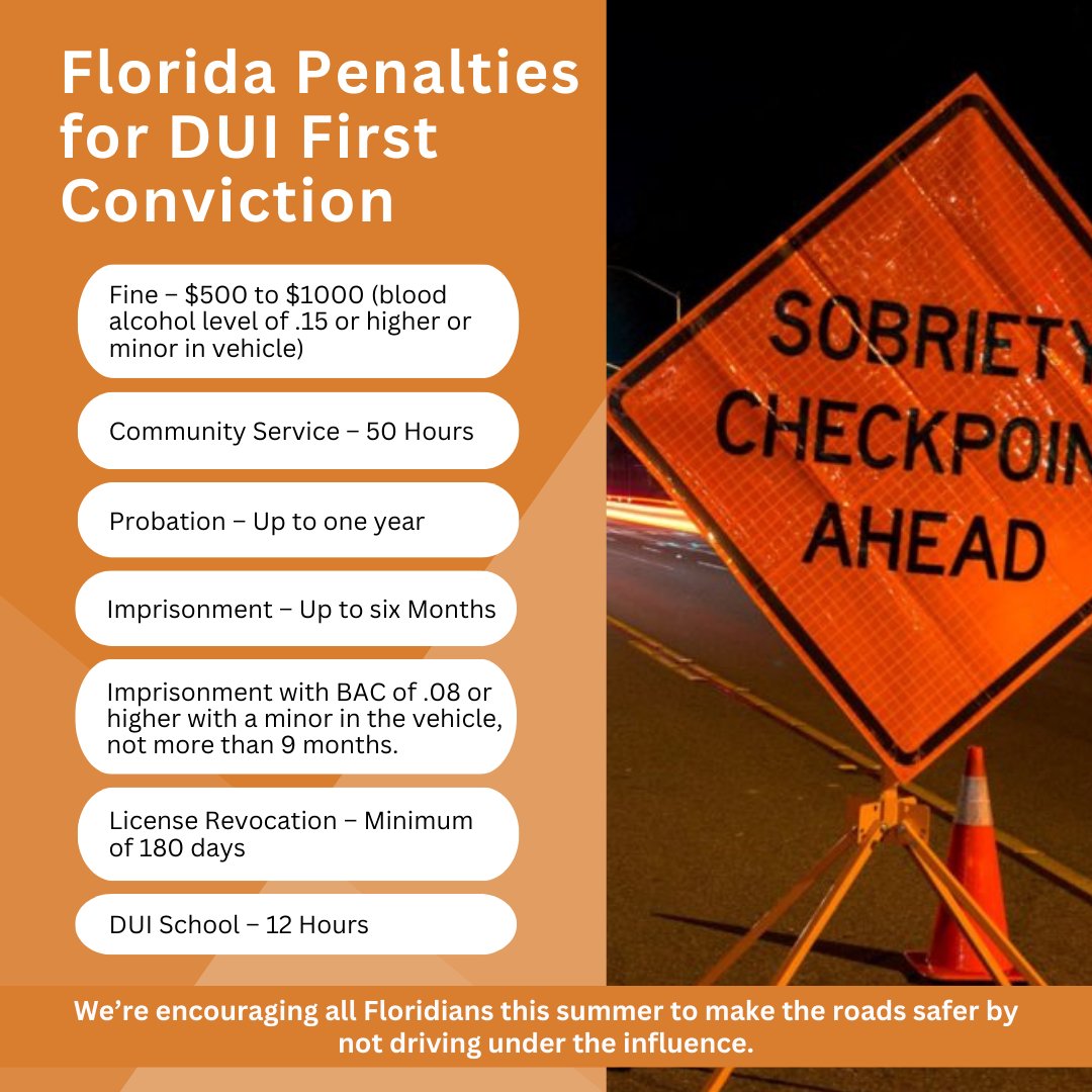 We’re encouraging all Floridians this summer to make the roads safer by not driving under the influence. We hope you will work with us to help prevent drunk and drugged driving and keep our families and roads safe!