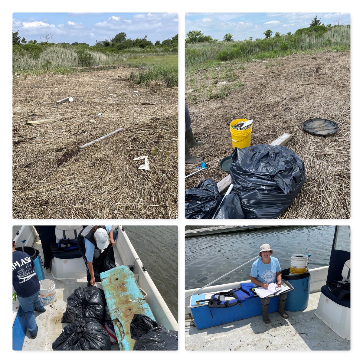OperationSPLASH's tweet image. We love a before and after photo! Captain Jim's Wantagh Thursday Crew found this marsh covered in garbage and got to work, leaving it spotless. Great job, team!

Looking to get involved? Visit operationsplash.org to learn more!