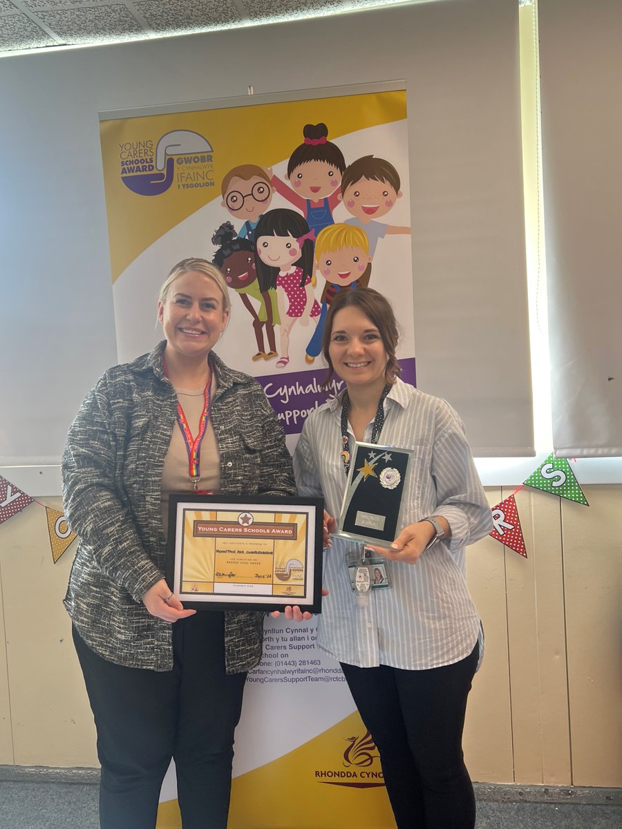RCTCarerProject's tweet photo. 🎉 We would like to send our Congratulations to Mountain Ash Comprehensive School on achieving their Bronze Young Carers Schools Award. This is such a fantastic opportunity for the School to demonstrate its commitment to Young Carers... https://t.co/N0aTOJFBrx