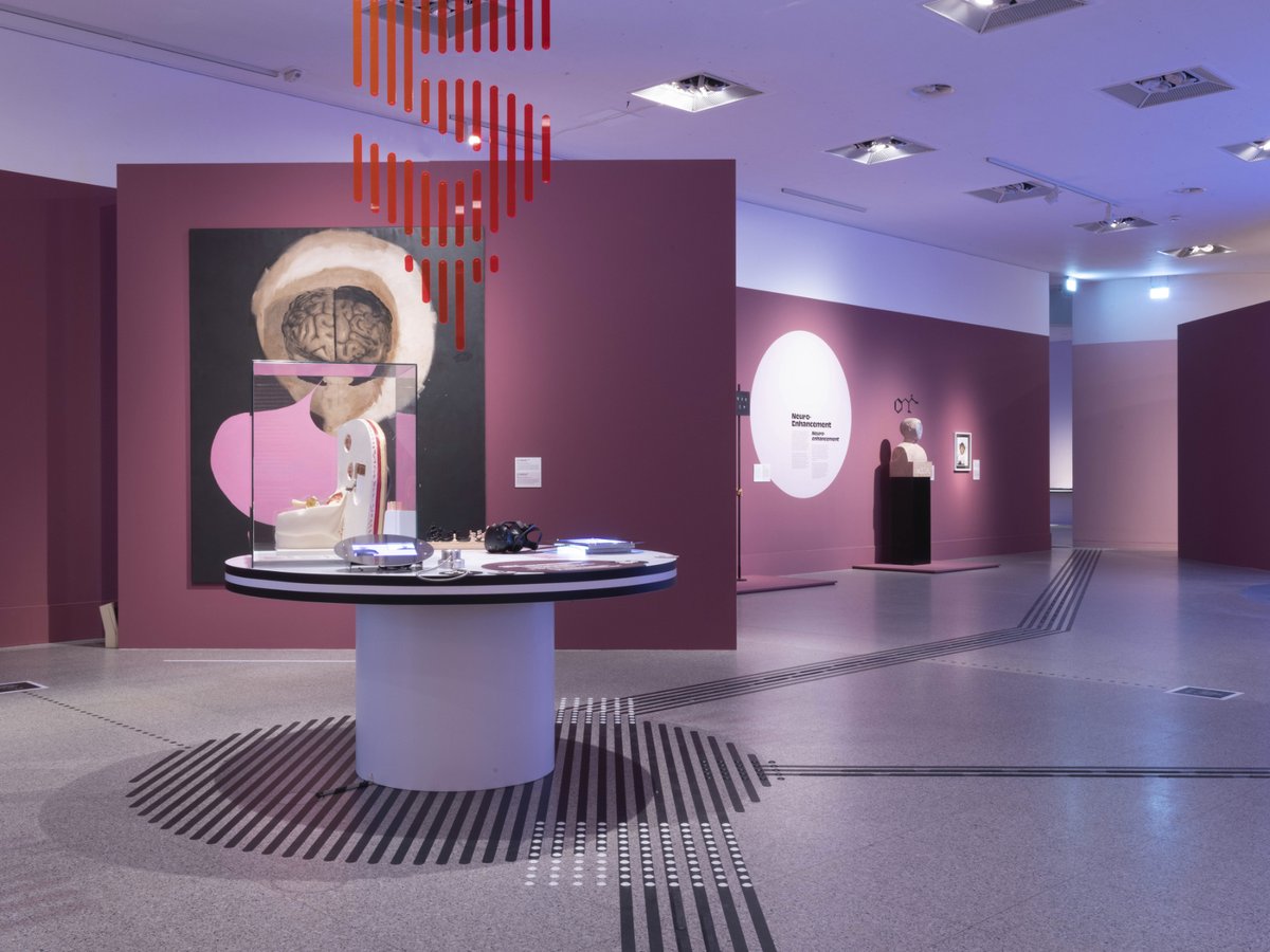 bundeskunsthall's tweet image. Unsere #Ausstellung „Das #Gehirn. In Kunst &amp;amp; Wissenschaft“ hat den #IFDesign Award für Innenarchitektur gewonnen. 👉 bit.ly/3Q1ggBw Herzlichen Glückwunsch und ein Dankeschön an die Architekten von SPACE4! Habt ihr die Ausstellung besucht? Was hat euch besonders gefallen?