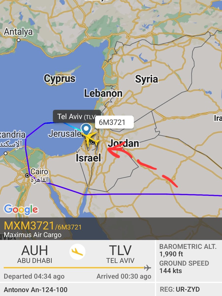 avi scharf on Twitter "Interesting longer route for this heavylifter