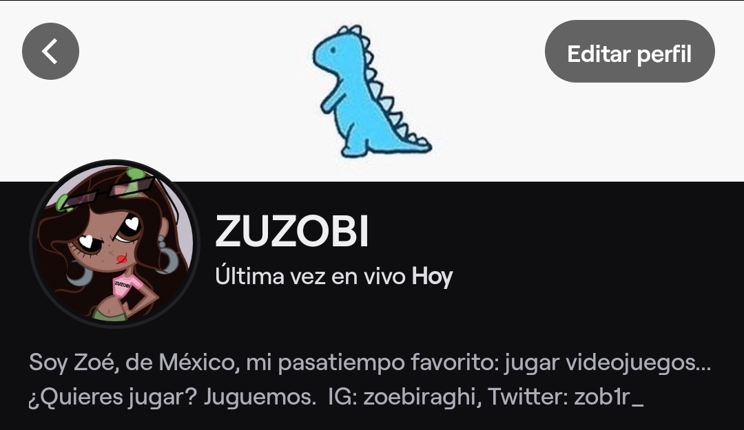 zuzobi's tweet photo. Recién ingresando a esto de hacer streams.

Link de Twitch en la biografía.
IG: zoebiraghi

-CodMobile
-Warzone
-Fornite
-APEX
(Entre otros)

Subiré mis clips en distintas plataformas.❤️ https://t.co/pa0bxDp2Iz