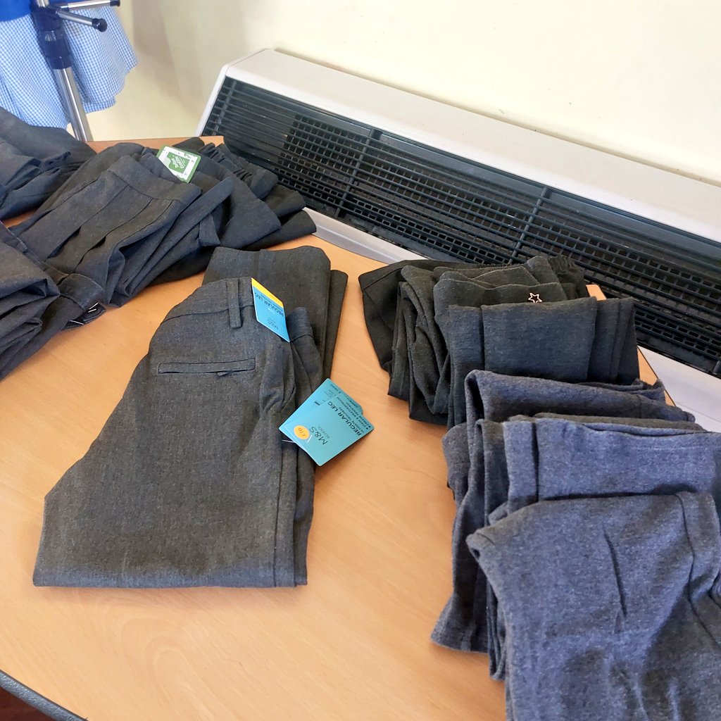 holycrossAS's tweet photo. We're all set up for our Preloved Uniform Exchange ๐ Don't forget to pop in to the school hall tomorrow morning between 8.30-9.30. Donations for our school fund are much appreciated ๐ #HCASeco https://t.co/JbGO2gSpj8