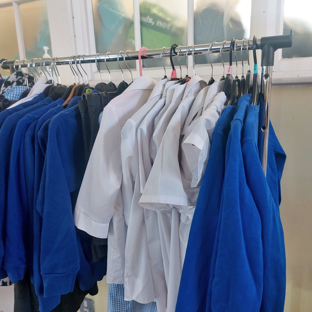 holycrossAS's tweet photo. We're all set up for our Preloved Uniform Exchange ๐ Don't forget to pop in to the school hall tomorrow morning between 8.30-9.30. Donations for our school fund are much appreciated ๐ #HCASeco https://t.co/JbGO2gSpj8