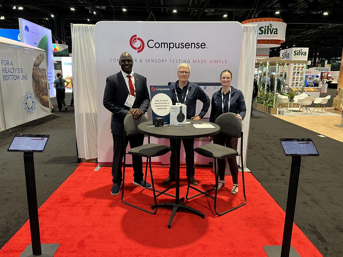 Compusense's tweet image. Opening day at #iftfirst 
Don’t forget to stop by our booth S2329 for a chance to win a great prize!
