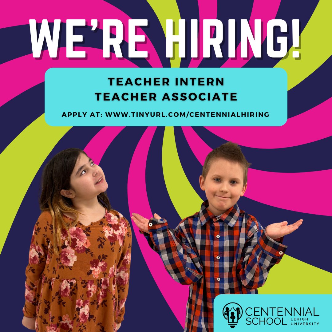 Centennial School of Lehigh University on Twitter join us! 