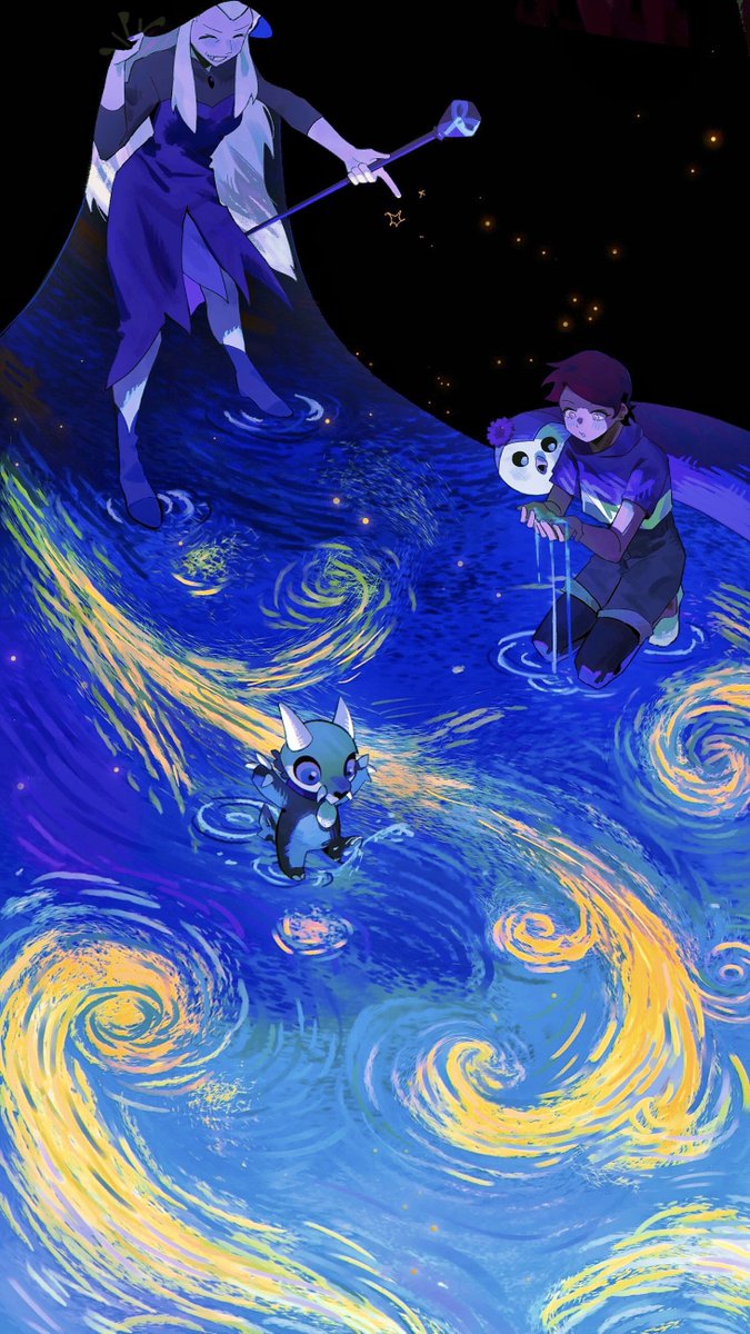 a_kai202's tweet image. the magic starry night #toh