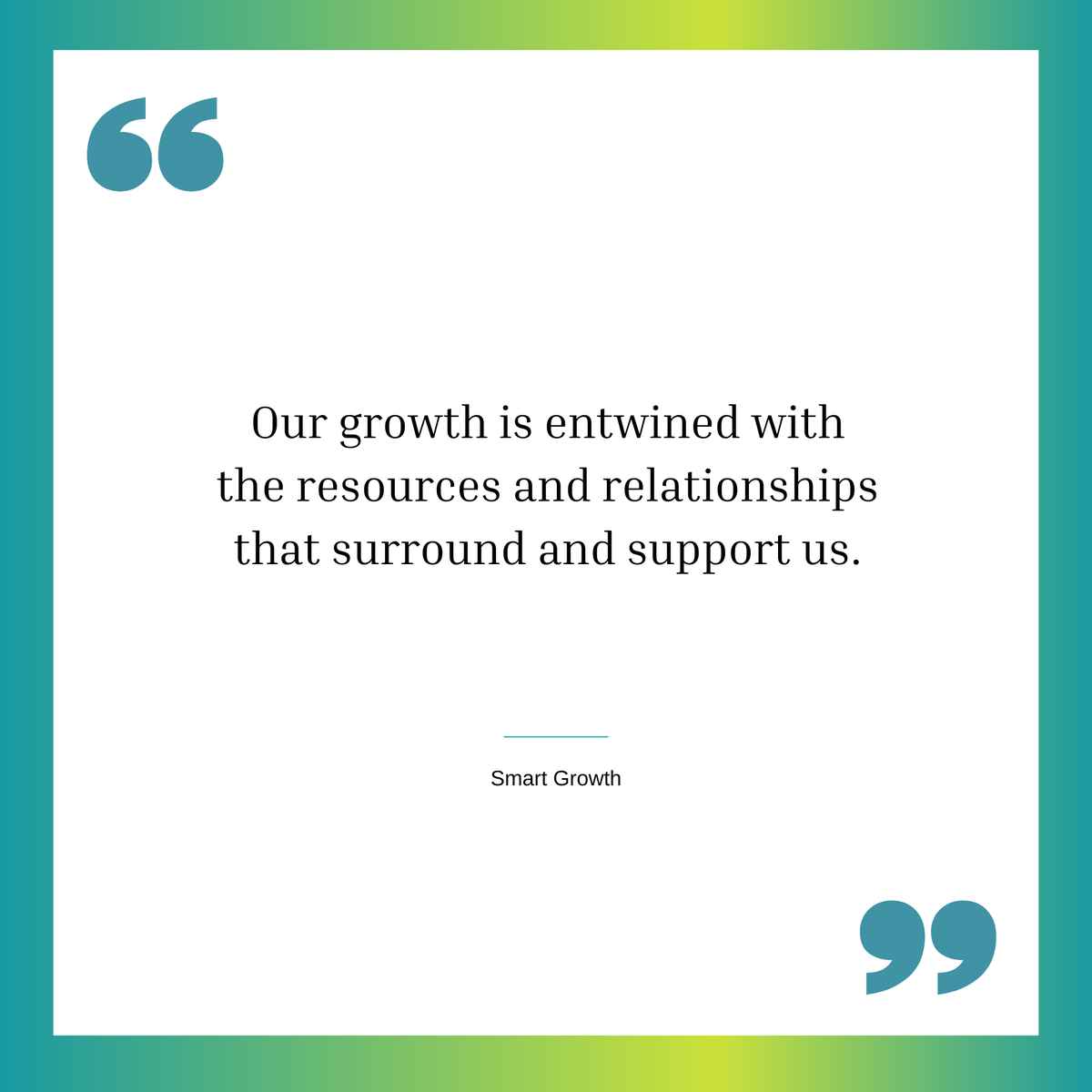 Think of someone who was influential in your growth and development. Would you be where you are without those individuals? I encourage you to send them a quick message to thank them for supporting you and helping you grow.