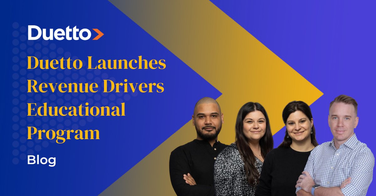 🎉 We’re proud to be today unveiling our new Duetto Revenue Drivers program, providing great educational content for revenue managers in easy-to-digest videos.

👉 Discover more in today’s blog: bit.ly/3pT9ZNt 

#HotelRevenue #RevenueDriver #RevenueEducation
