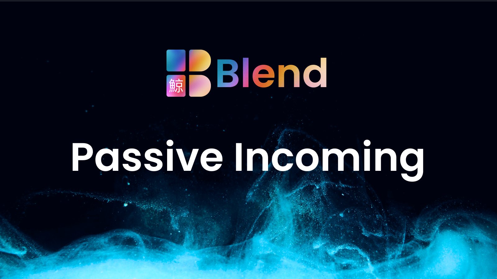 Blend Protocol 🉐 on Twitter "Build a passive using Blend
