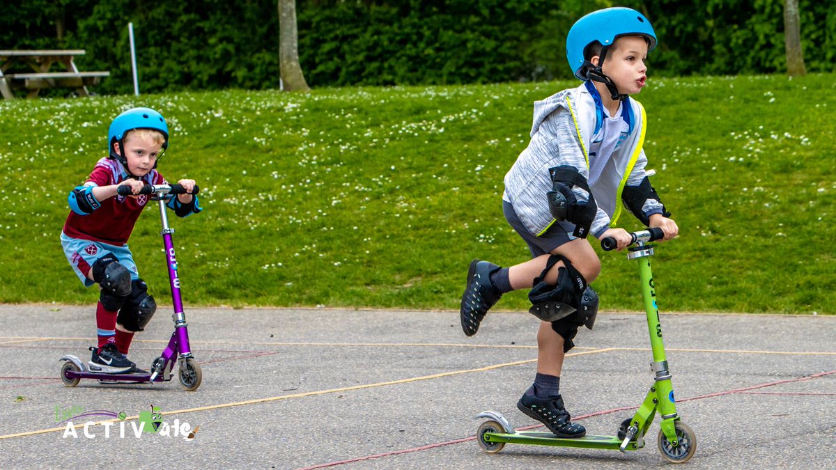 Scooting into summer like... 🛴 Only one week to go until free, @EssexActivAte summer clubs kick off across #Essex &amp; #Thurrock, providing physical &amp; mental wellbeing support for school aged children!

Book on with your WONDE code or contact a club here: activeessex.org/children-young…