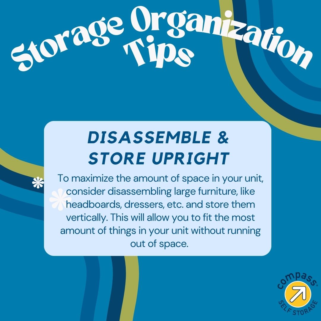 CompassStorage's tweet image. Don't let limited space hold you back - check out these tips from our exports and find out how #CompassStorage can help you maximize the space in your unit or home. #StorageOrganization