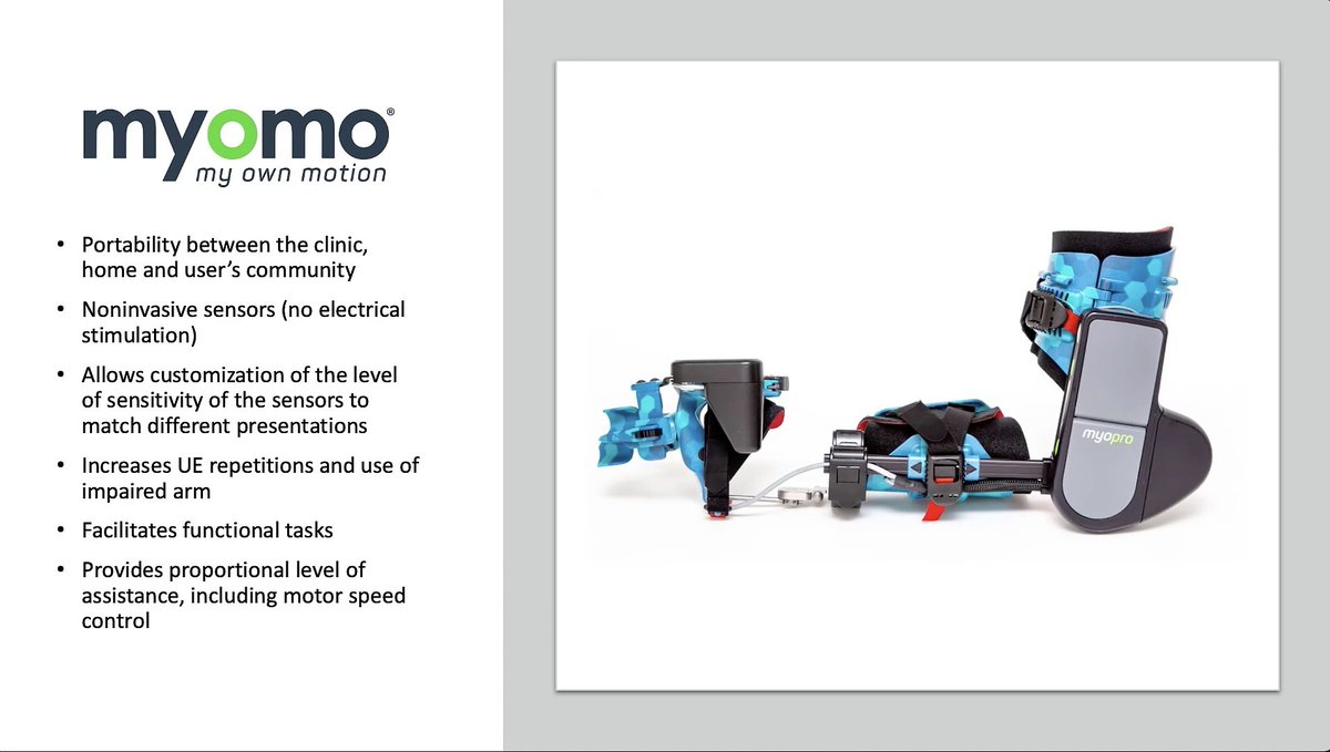 myomoinc's tweet photo. "There are several key differences between the MyoPro technology and existing therapies and interventions," said Stefanie Dunaway, MS, OTR/L, Clinical Services Manager of Myomo. #myopro #medtech #medtwitter #changinglives https://t.co/0WSebLnaLR