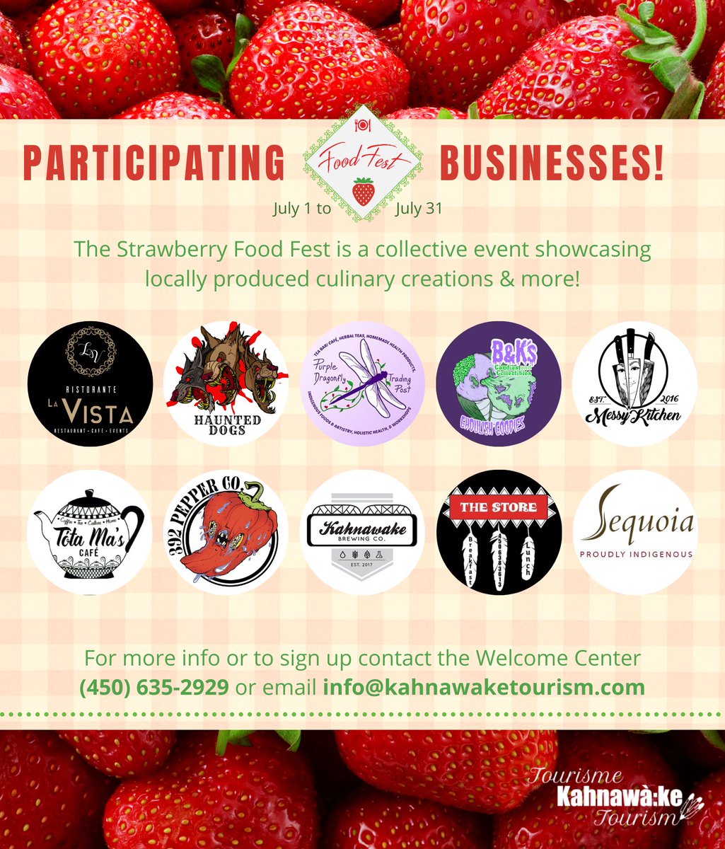 🍓🍓 Strawberry Food Fest 🍓🍓

Check out the fantastic strawberry-themed items at our participating businesses!