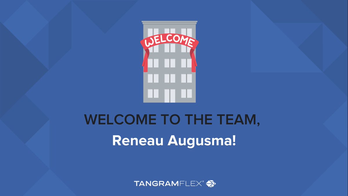 It's #NewTeamMemberMonday and we're happy to welcome Reneau Augusma, a systems engineer, to the team! Welcome to Tangram!!
