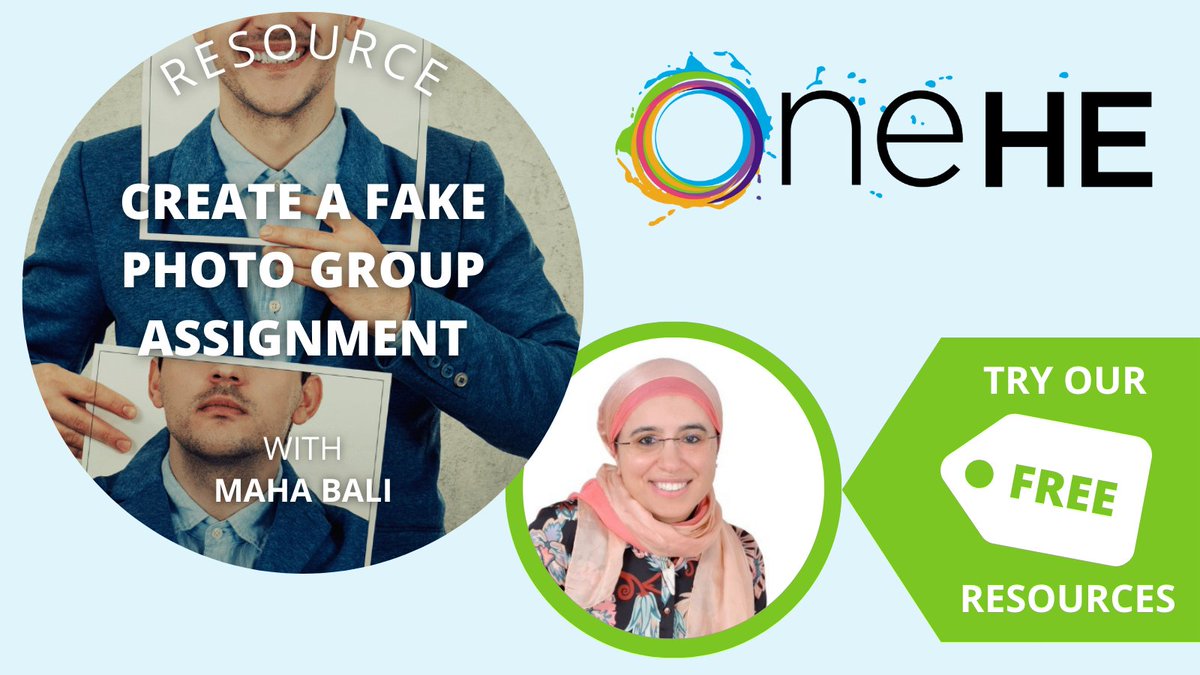 OneHEglobal (@oneheglobal) on Twitter photo FREE Resource 'Create a fake photo group assignment' with <a href="/Bali_Maha/">Maha Bali, PhD مها بالي 🌵🇵🇸</a> - another great #communitybuilding resource from friends <a href="/UnboundEq/">Equity Unbound #MYFest24</a> that's fun for faculty /students. Students create group photos of places they've been/not been & the learning starts ow.ly/zSLP50P0b59 FREE Resource 'Create a fake photo group assignment' with <a href="/Bali_Maha/">Maha Bali, PhD مها بالي 🌵🇵🇸</a> - another great #communitybuilding resource from friends <a href="/UnboundEq/">Equity Unbound #MYFest24</a> that's fun for faculty /students. Students create group photos of places they've been/not been & the learning starts ow.ly/zSLP50P0b59