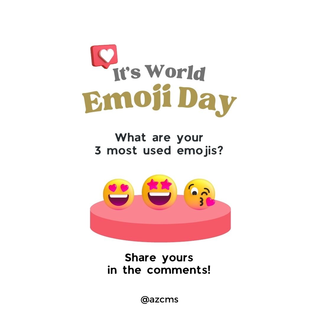 AZCMS's tweet image. Express how you feel or light up your friends’ phones with all the emojis you want today.
😄🥰🤗
◦
◦
◦
◦
#AZCMS #CommunityManagement #AdminManagement #HOAAdministration #HOAManagement #ScottsdaleAZ #HOA #homeownerassociations #emojis #emojiday