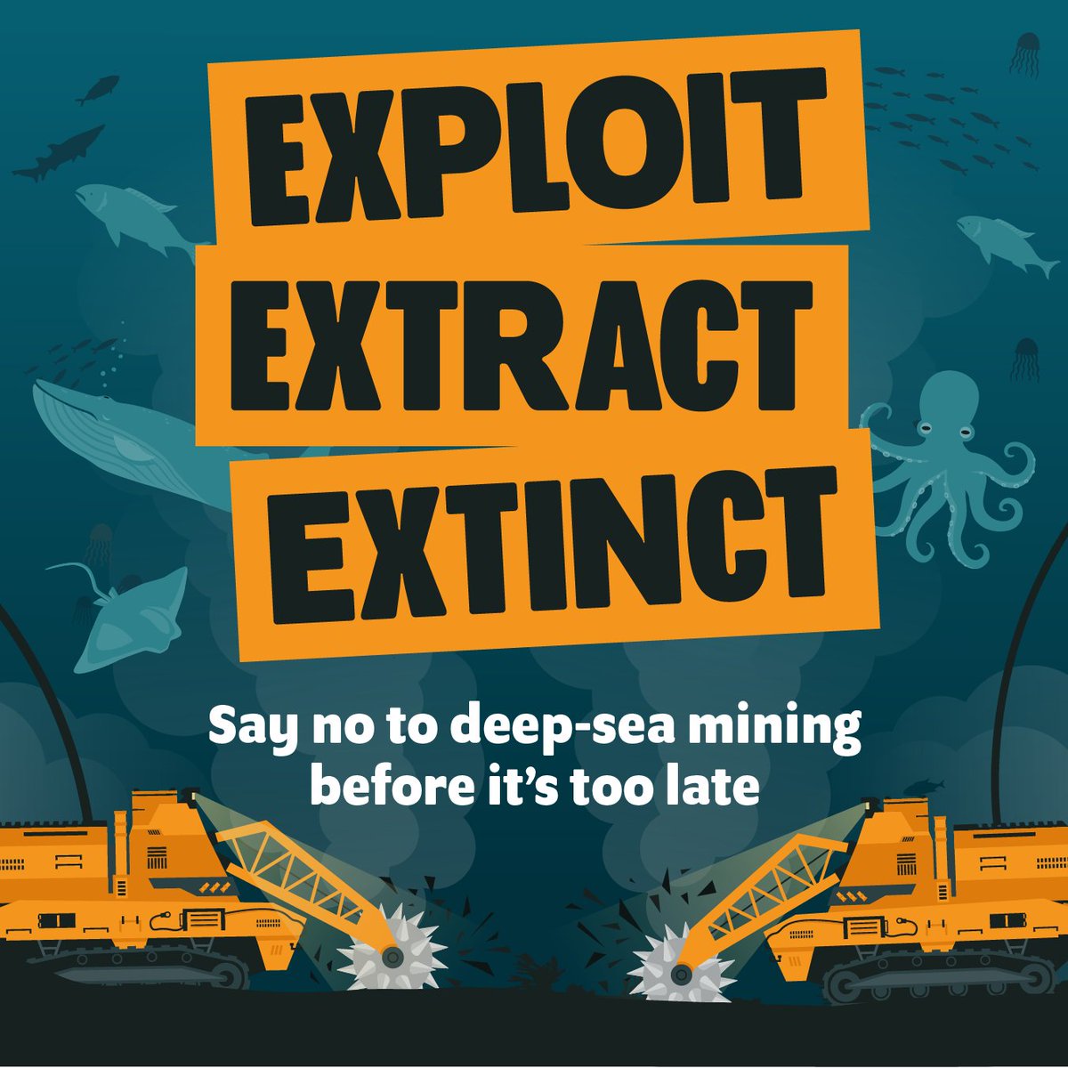 Earthworks's tweet image. We need you! Call on your government to make their voice heard at this July @ISBAHQ Council &amp;amp; Assembly meetings and stand against #DeepSeaMining and visit defendthedeep.org to protect the health of our ocean for future generations!

#DefendTheDeep #KeepItInTheDeep