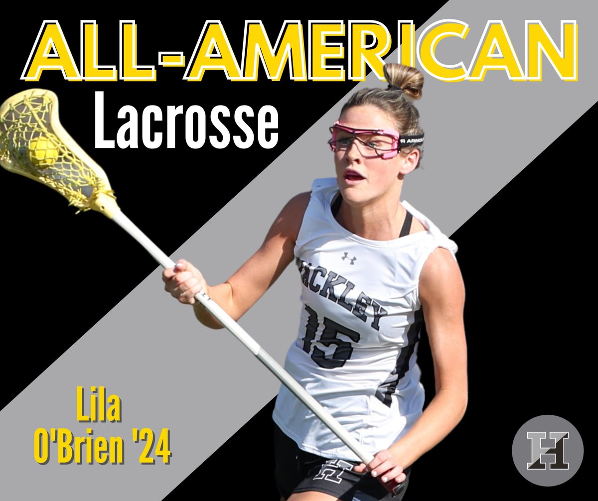 HackleySchool's tweet photo. Congrats to Lila O’Brien ’24 for earning All-American recognition from @USA_Lacrosse, awarded to the best players within their respective areas of the country who also embody excellent sportsmanship!

#HackleyHornets #HackleyAthletics #AllAmericanAthletes #GoHack @lohudsports https://t.co/y1cs8AtCmx