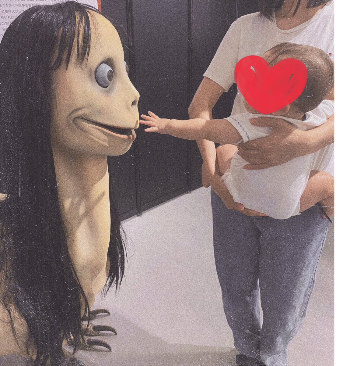 Shytaani's tweet photo. #都市伝説展 息子も連れて行ってきた。やっぱり1番のお目当ては呪物だったわけだけど、呪物展2に行けなかった分より楽しめた。猫ちゃんやチャーミーにも再開できて満足。息子はまだよく分からないから特に怖がることも無く、終始我関せずという感じでした。 https://t.co/2rz405BGup