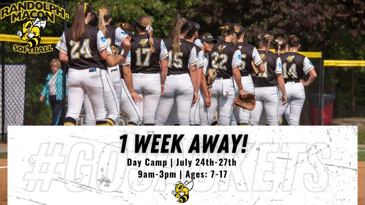 𝗦𝗜𝗚𝗡 𝗨𝗣 𝗧𝗢𝗗𝗔𝗬!
Don’t miss out on a great opportunity to work with RMC coaches and players!

summersoftballcamp.com/softball-camp/…