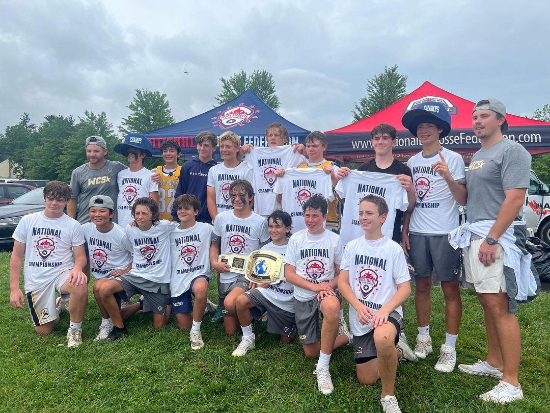 BobbyDabrieo's tweet photo. Congrats to our @WestCoastStarz 2028 Navy team for grinding out the Division A @natlaxfed championship! Midfielder Logan Mack barely left the field and led us with 3 goals in the finals. https://t.co/RvYjhOXL7G